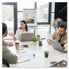 口頭ブリーフィングのイメージ